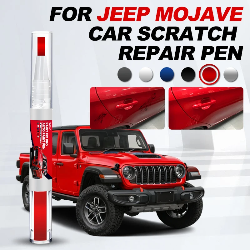 Car Tool Accessories Car Paint Repair Pen For 2020-2025 JEEP GLADIATOR MOJAVE Paint Scratch Repair Accessories Black Red PRC