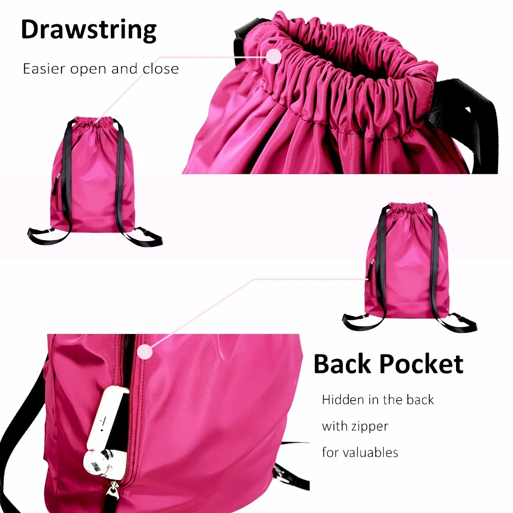 Bolsa esportiva impermeável para homens e mulheres, Mochilas Softback, Acessórios esportivos, Gym Fitness Backpack