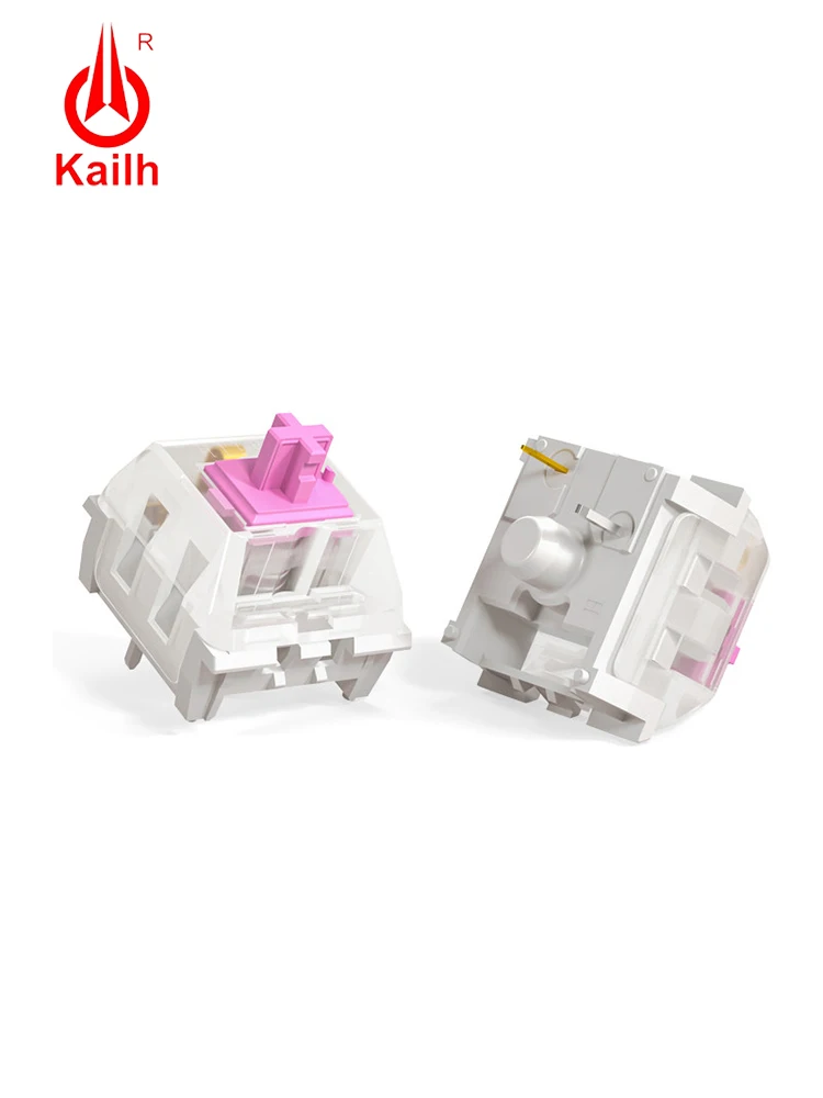 Kailh ความเร็วสวิทช์ DIY Mechanical Switch MX RGB SMD 3Pin สัมผัส Linear Clicky Swithes Sliver ทองแดงหนาสีชมพูทอง