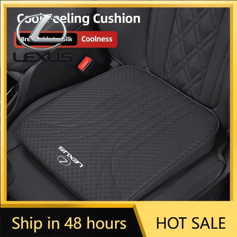 

Car Sticker Car Seat Cushion Breathable Ice Silk Pad Hip Protect Soft Mat For Lexus F SPORT ES RX NX LS UX LM LX GX LC RZ IS CT
