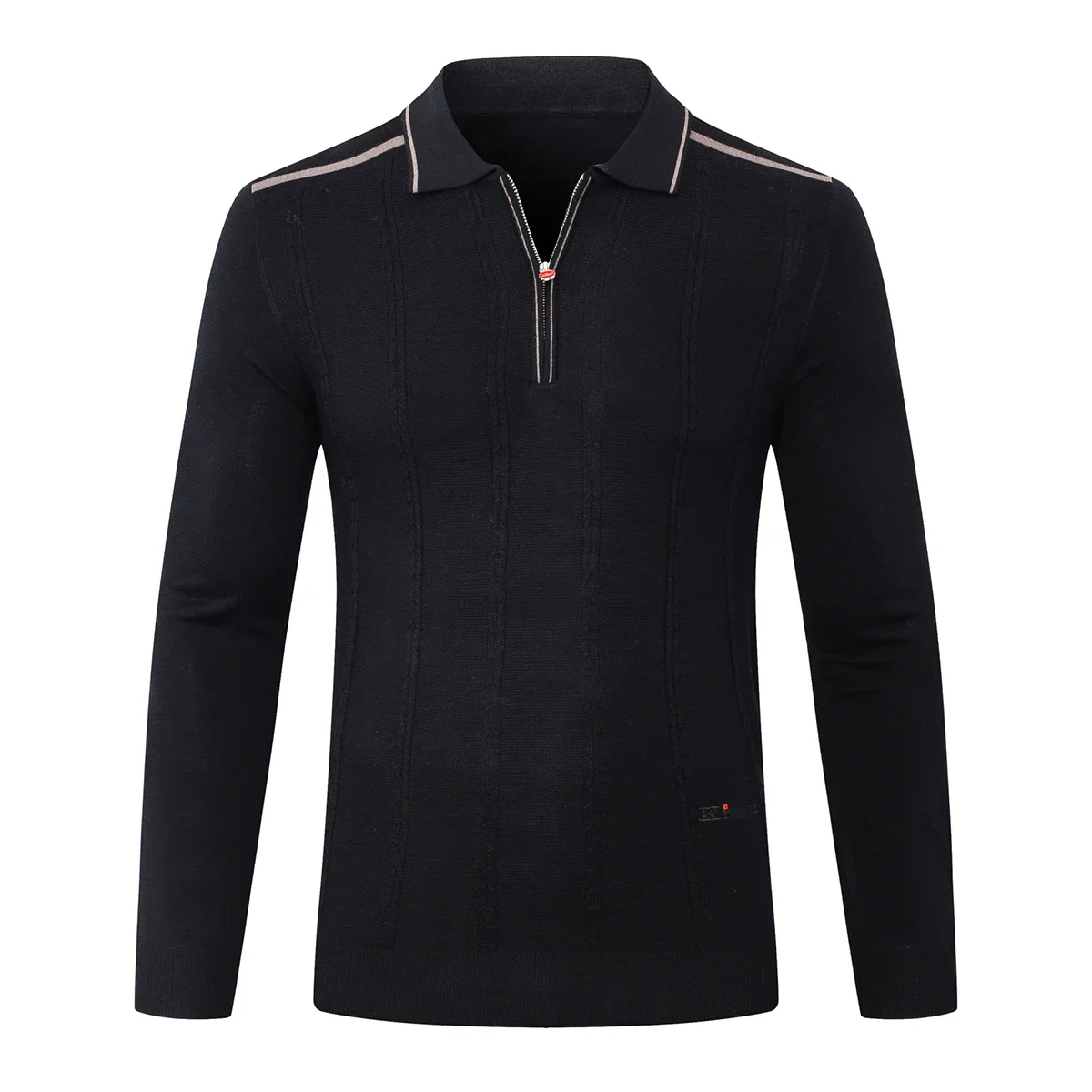 2024 DIKU CPTG maglione di lana da uomo 2025 New Warm Fashion Zipper ricamo a maglia confortevole alta qualità grande M-5XL