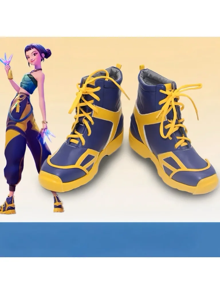 

Zoey Kpop Cosplay Boots Shoes Demon Hunters Halloween Carnival Party Shoes