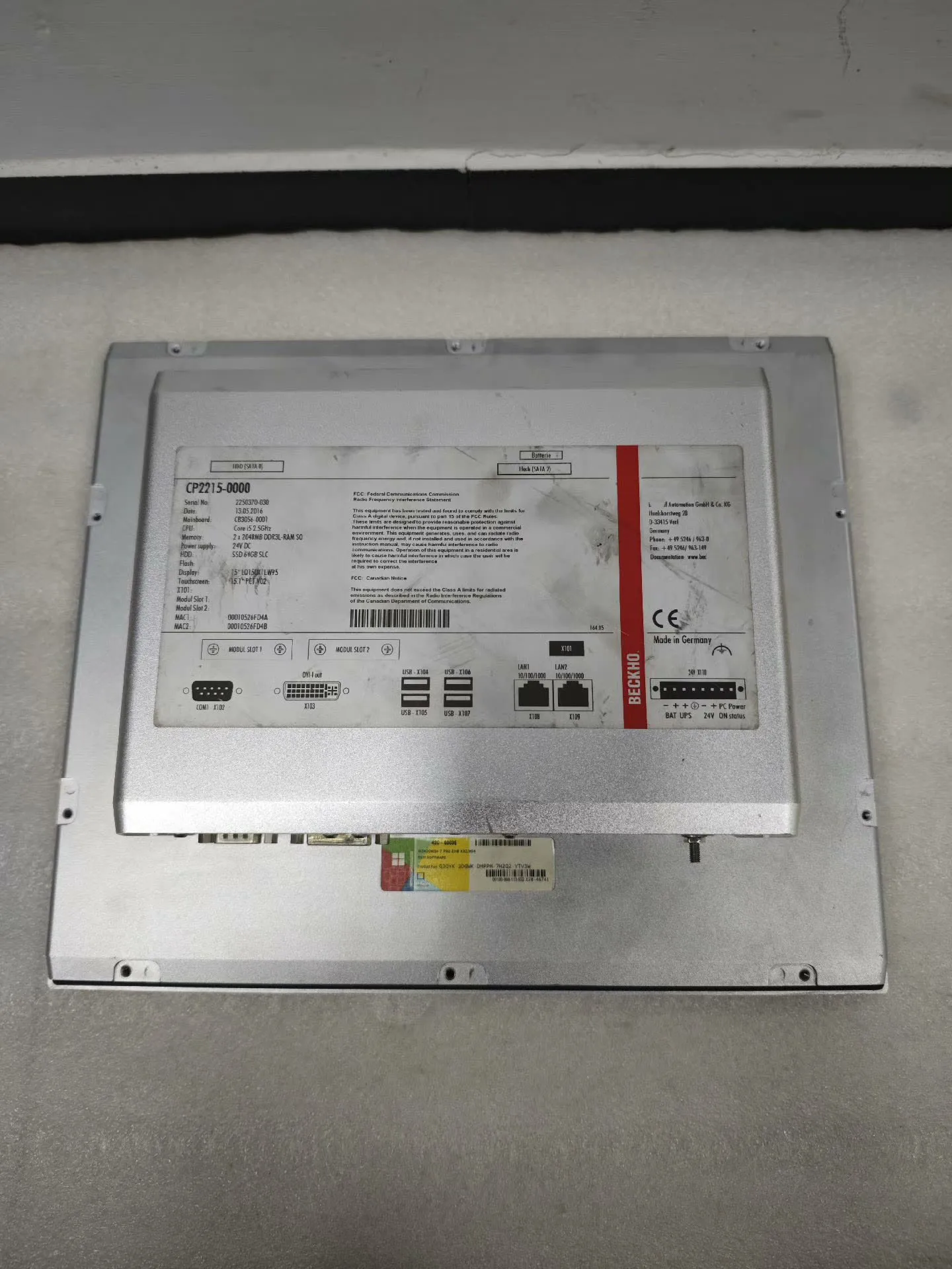 CP2215-0000 Touch Panel for Beckhoff CP2215-0000