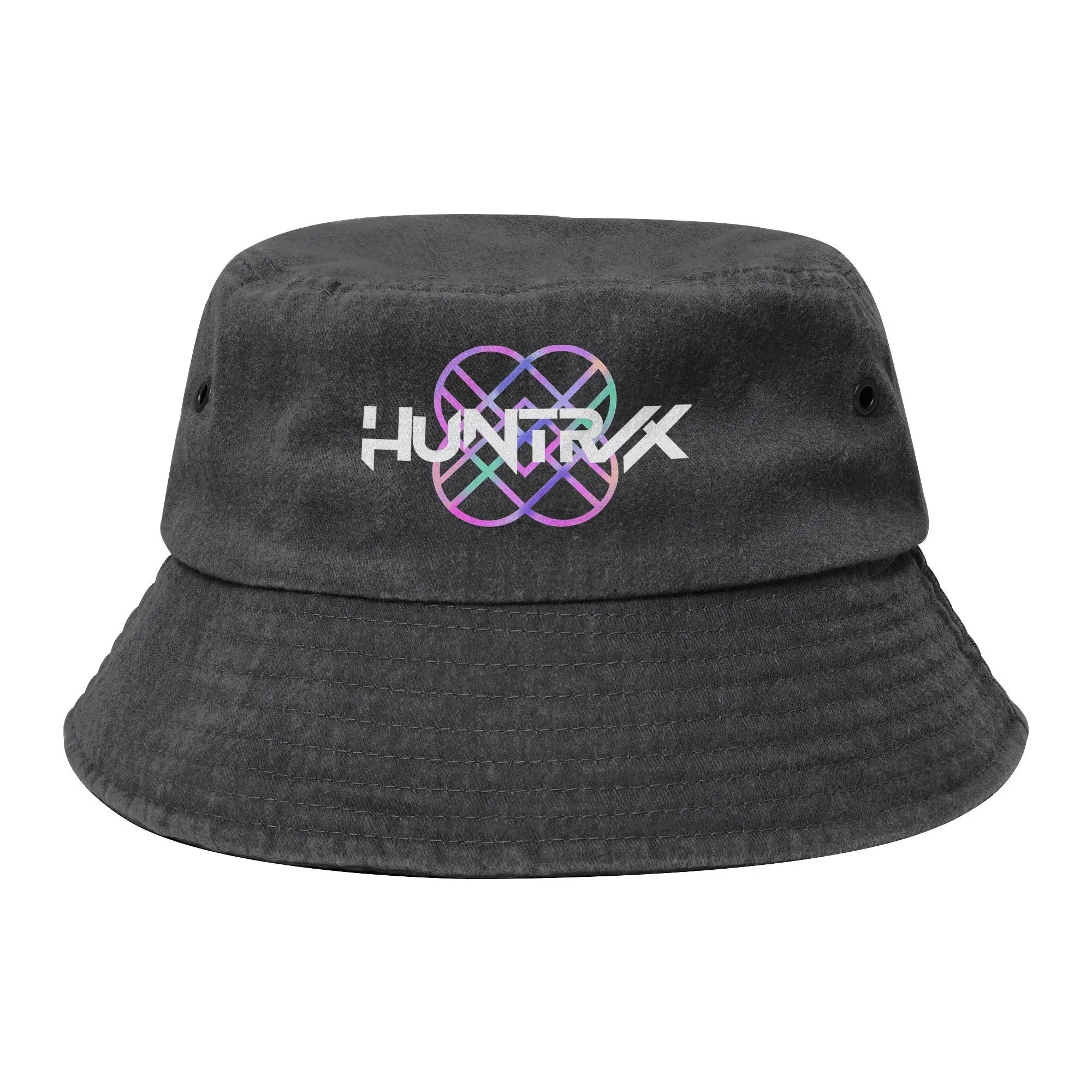 

HUNTRX Logo KPop Охотники на демонов Панамы для женщин Пляжная шляпа с гибкой в стиле хип-хоп для спорта на открытом воздухе Рыбацкая шляпа Шляпа Боб