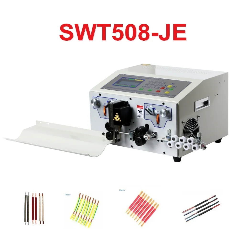 SWT508JE Wheels Drive Peeling Cutting Machine for Computer Automatic Wire Strip Stripping Machine 0.1 to 6mm2