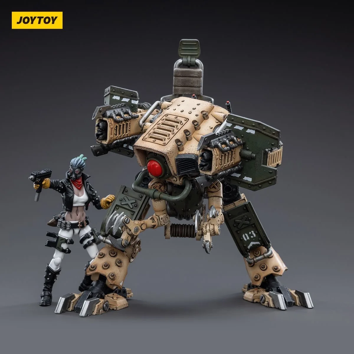

JOYTOY Dark Source Genuine 1/18 Xinlia Gangster Z-8 Cub Assault Mecha Movable Soldier Figure