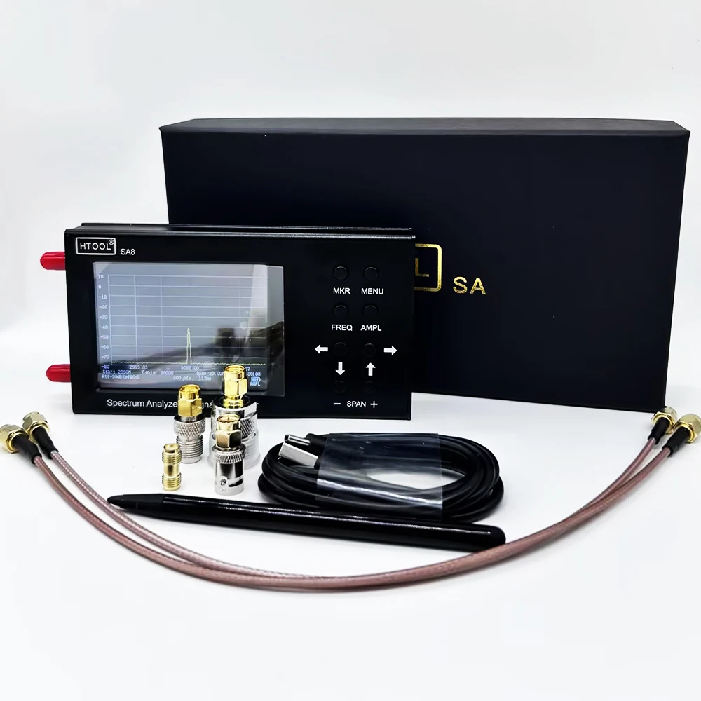 SA6 35k-6.2GHZ Handheld Spectrum Analyzer Waveform & Audio Frequency Analyzer Tinysa  Explorer Spec