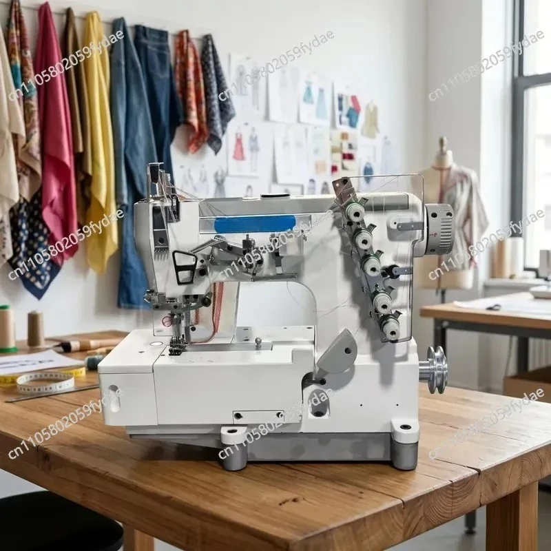 500A High-speed Industrial Sewing Machine, Double Needle Lock Sewing Machine, Flat Sewing Machine, Can Be Used for Double
