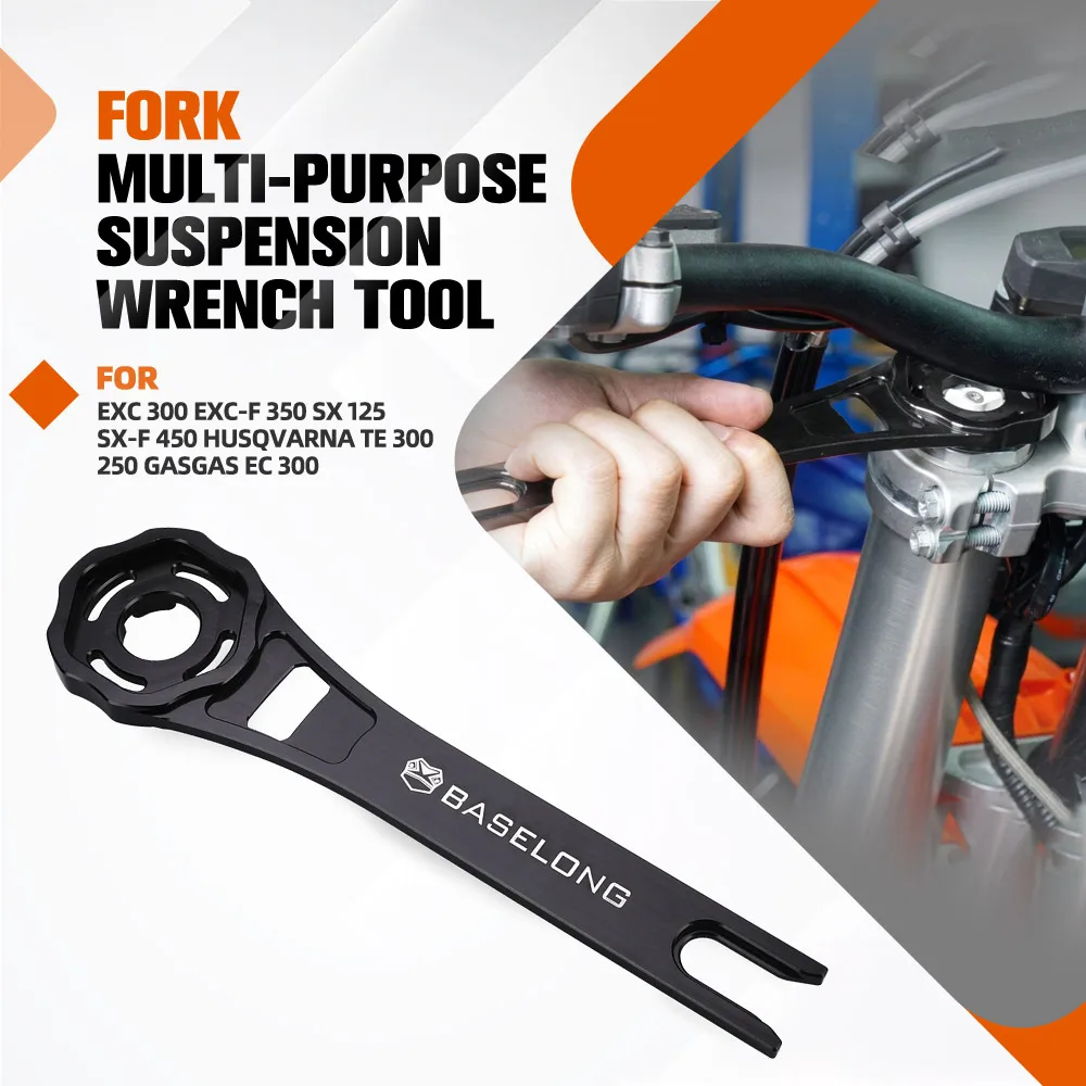 Multi-Purpose Suspension Tool Spanner For Husqvarna TE 300 EXC 300 EXC-F 350 SX 125 GasGas EC 300 Motorcycle Wrench Removal Part