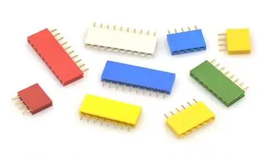 

100 шт. X 4Pin 5Pin 6Pin 8Pin 10Pin Красный Зеленый Синий Желтый Черный 2,54 мм 6P 8P 10P Женский контактный разъем