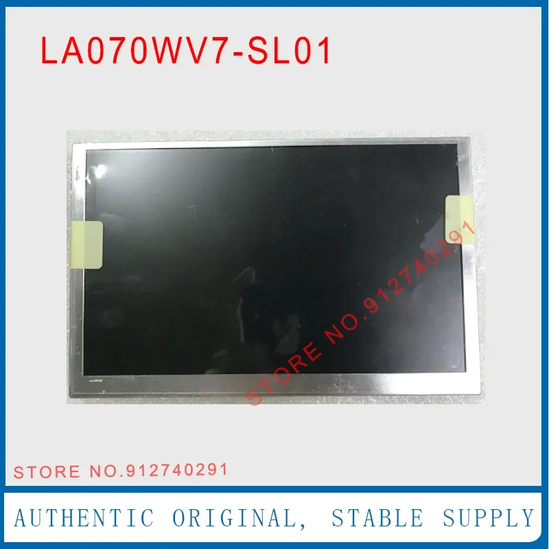 Original 7 Inch LCD Display Screen Panel LA070WV7-SL01 LA070WV7(SL)(01) For  Car Navigation Audio LAN5000EKQL