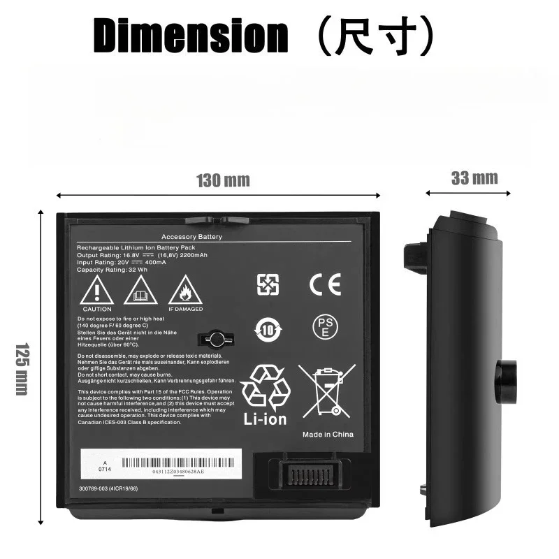 بطارية لـ BOSE SoundDock SoundLink Air المحمولة 300769-001 300768-003/004 300770-001 إصلاح استبدال الملحقات 2200mAh