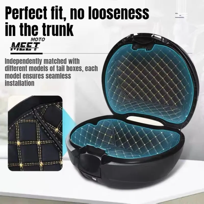 For WLH Trunk Pad E36/E37/E60/E62/E63/E65/E66 Trunk Lining Sound Shock Pad Motorcycle Accessories Tail Box Top Case