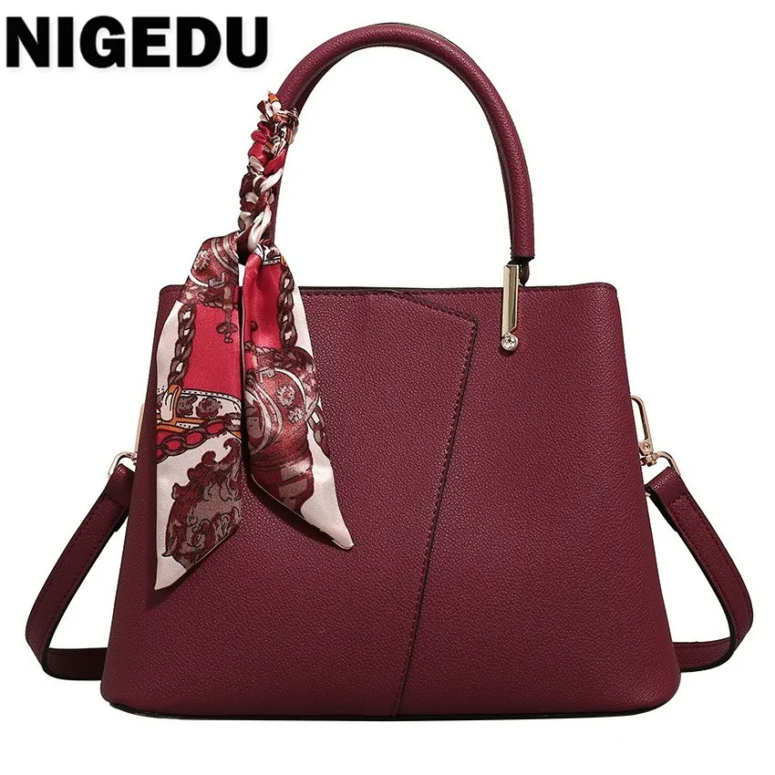 Luxury handbags women bags designer Red wedding bridal bag PU leather shoulder Crossbody bag for female Totes bolsas feminine