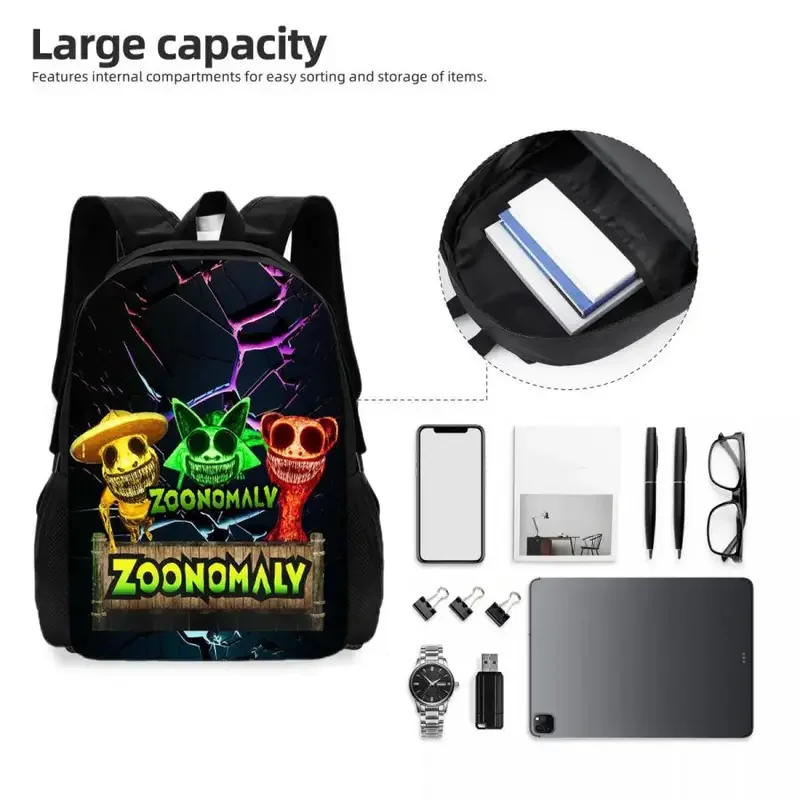 Nieuw Product 3d Game Zoomonomaly Misvormde Dierentuin Kinderrugzak Jeugd Rugzak Anime Cartoon Rugzak Mochila Kinderen Cadeau