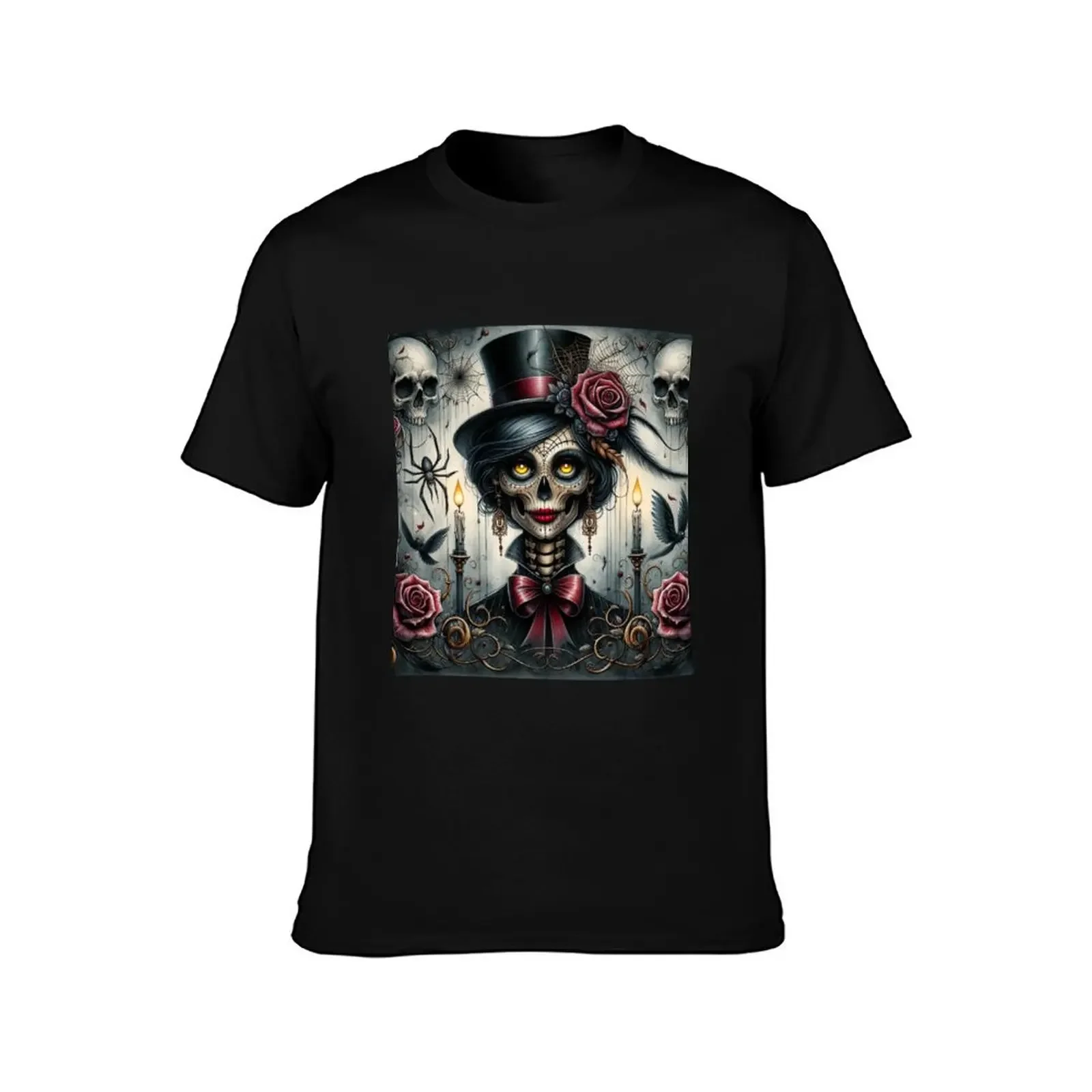 Abigail Gothic Doll Design T-Shirt vintage t shirts boys whites shirts graphic tee plain black t shirts men