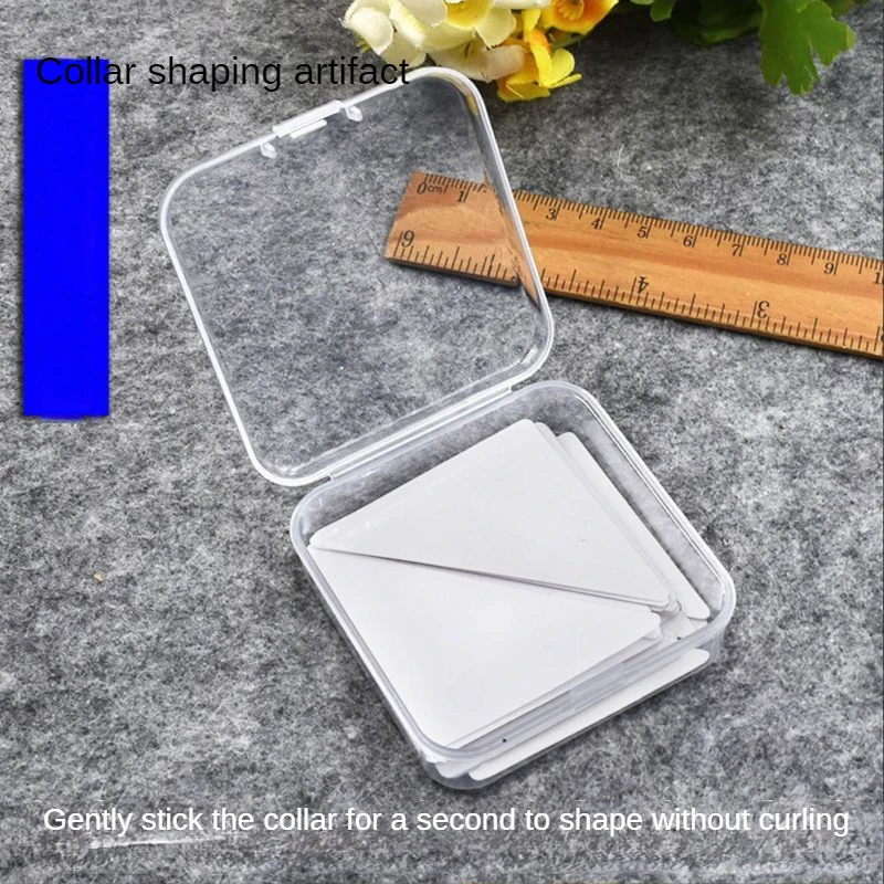 Disposable invisible self-adhesive collar shaping sticker shirt stand collar artifact fixing piece collar sticker