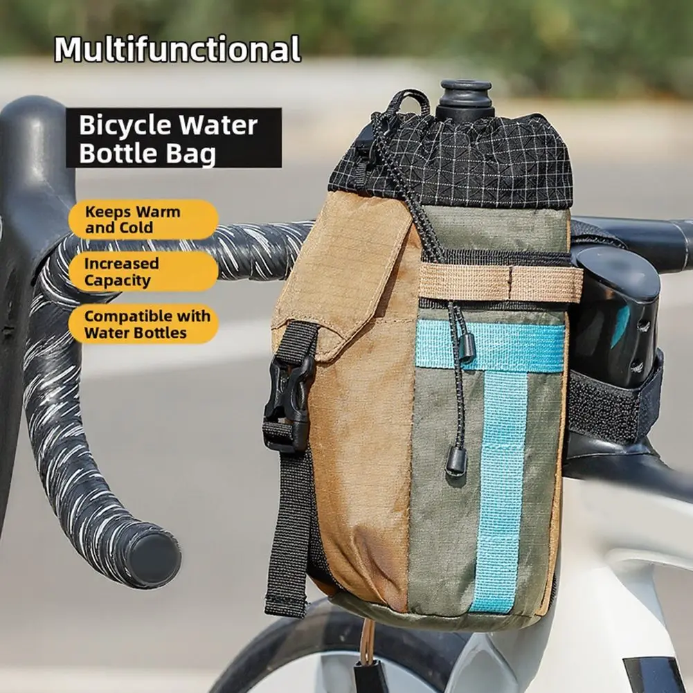 

Retro Water-resistant Handlebar Bag For Outdoor Cycling Gear Bicycle Bottle Bag Handlebar Bag For Road Mountain Bikes Equipment