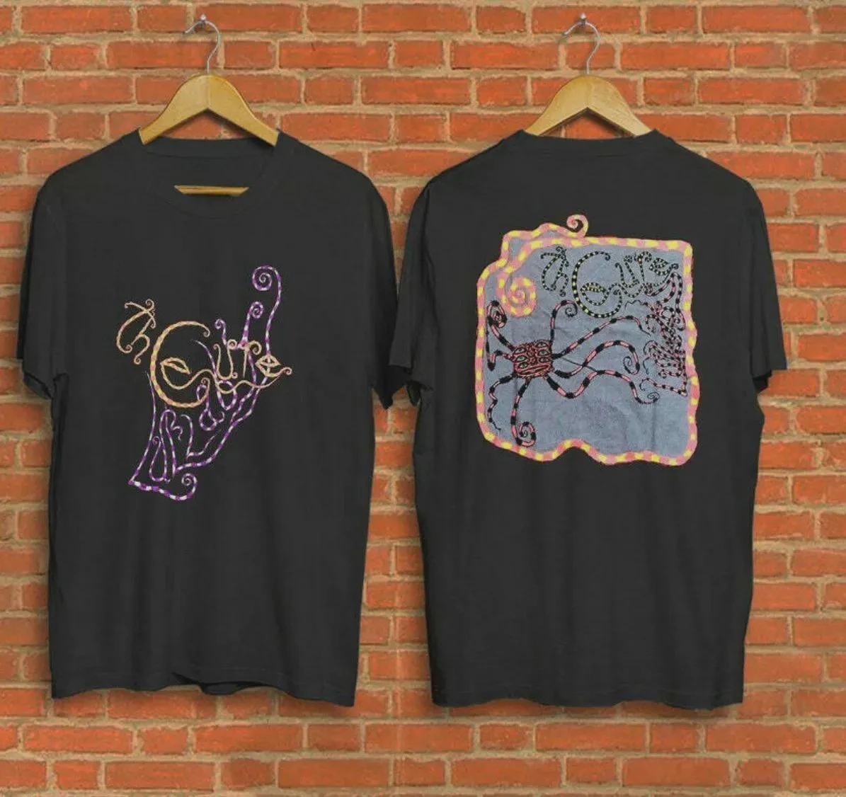 

Plus Size Summer Women's Vintage The Cure T-Shirt Cotton Breathable Stylish Versatile Street Style Oversized