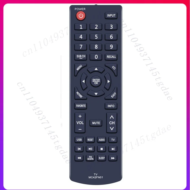 

New MC42FN01 remote control for Sanyo LED LCD TV FW42D25T FW48D25T FW32D25T-