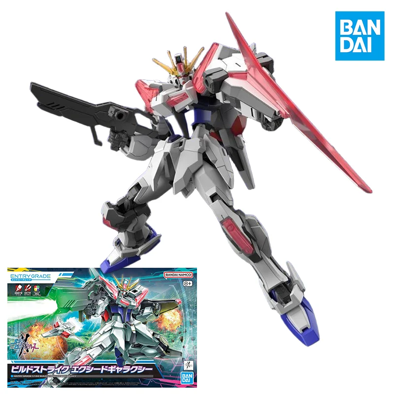 

Original BANDAI ENTRY GRADE 1/144 BUILD STRIKE EXCEED GALAXY Action Figure Assembly Model Toys Collectible Model Ornaments