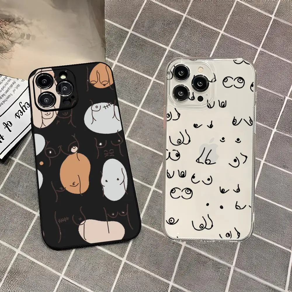 Boods Art Print حافظة هاتف ناعمة لهاتف آيفون 16 15 14 13 Pro Max Mini 11 12 Xr X Xs 7 8 Plus #1