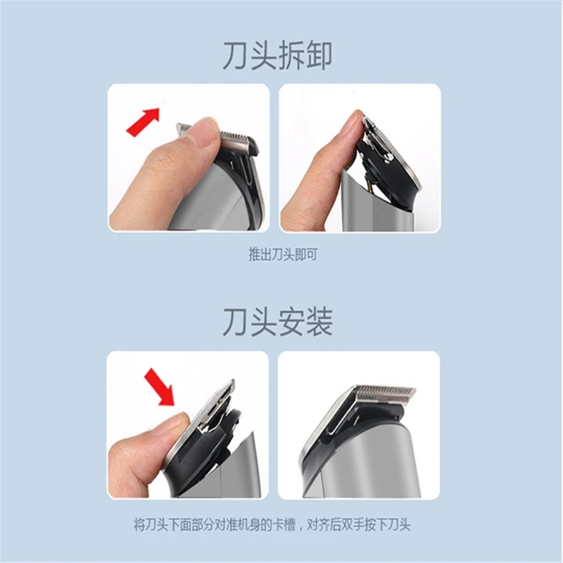 Cắt Tóc Đẩy Kéo Cắt Tóc Salon Tông Đơ Cho Người Sạc Máy Cắt Trang Sức Giọt