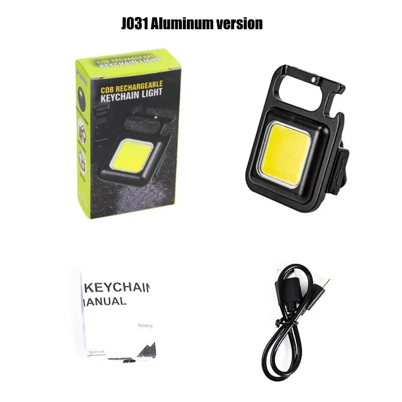 Mini Protable COB Flashlight Keychain Lamp 4 Lighting EDC Torch Outdoor Waterproof Emergency Camping Fishing Work Lights image 6