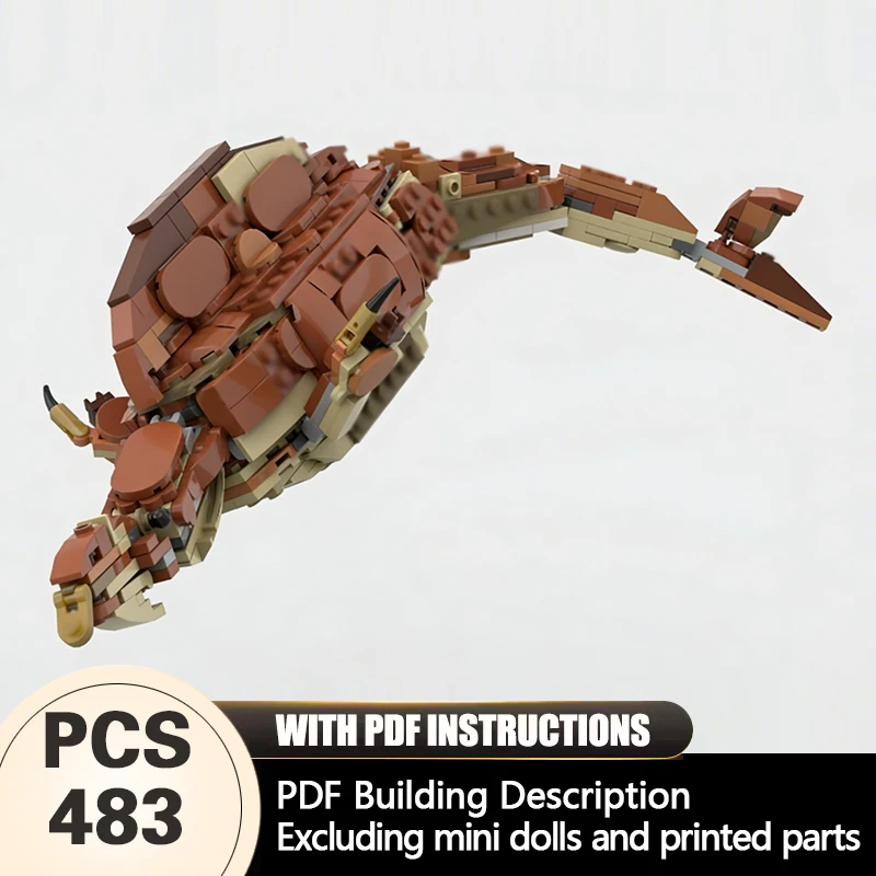 

Creators Animal Series Model MOC Building Bricks Spinofaarus Modular Technology Gifts Holiday Assemble Children Toys Suit