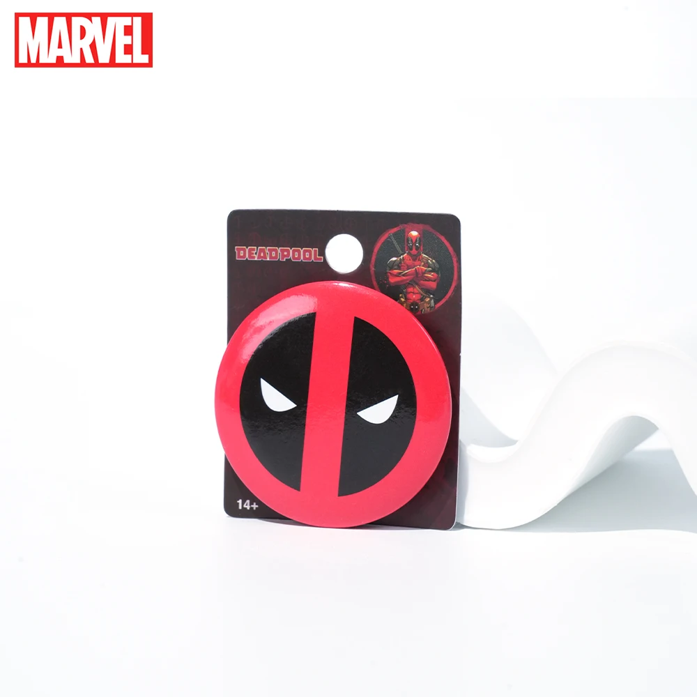 1pc Marvel Officially Licensed Deadpool Crest Collectible Enamel Pins Cartoon Anime Family Lapel Pin Clothing Gifts Birthday