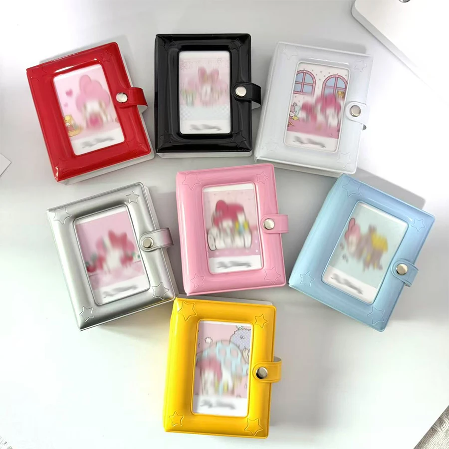 Photocard Holder Book, 3 Inch Mini Photo Card Binder 40 Pockets kpop photocard binder for Star Chasing Photo Collection