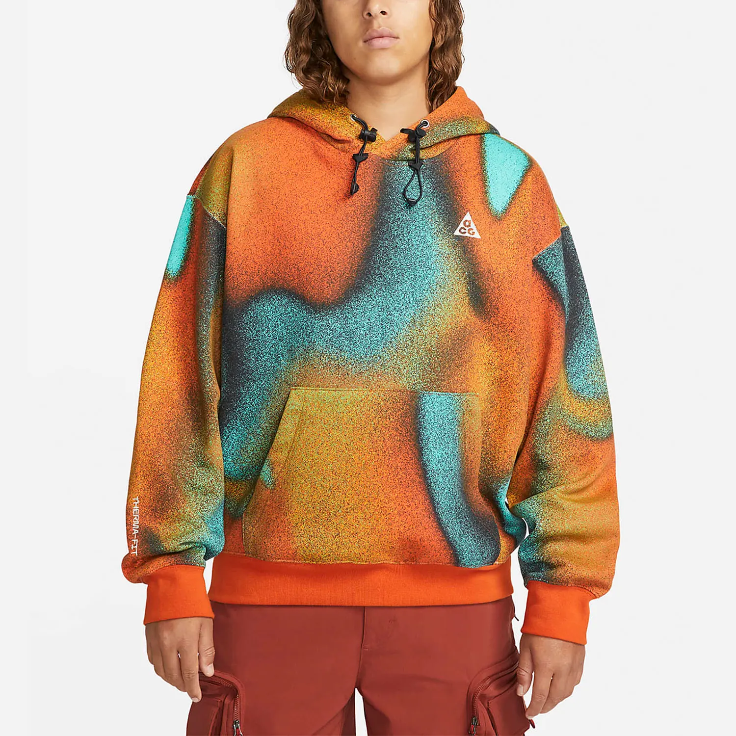 Nike Authentic Season's New Men's Sports Printed Loose Hoodie DQ5790-891
