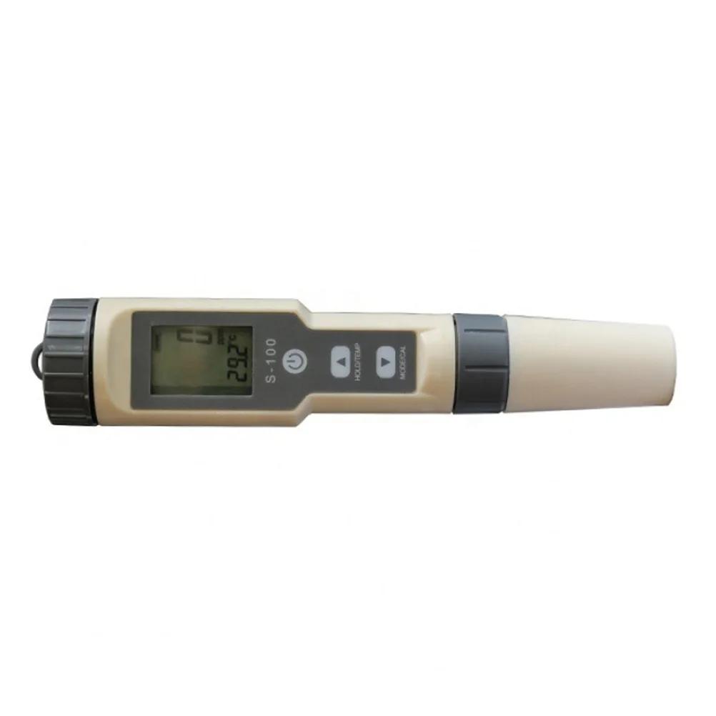 

Pen Type Automatic Hydrometer Salt Water Gravimeter Specific Gravity Tester Light Grey 0.001 Precision Salinity Meter