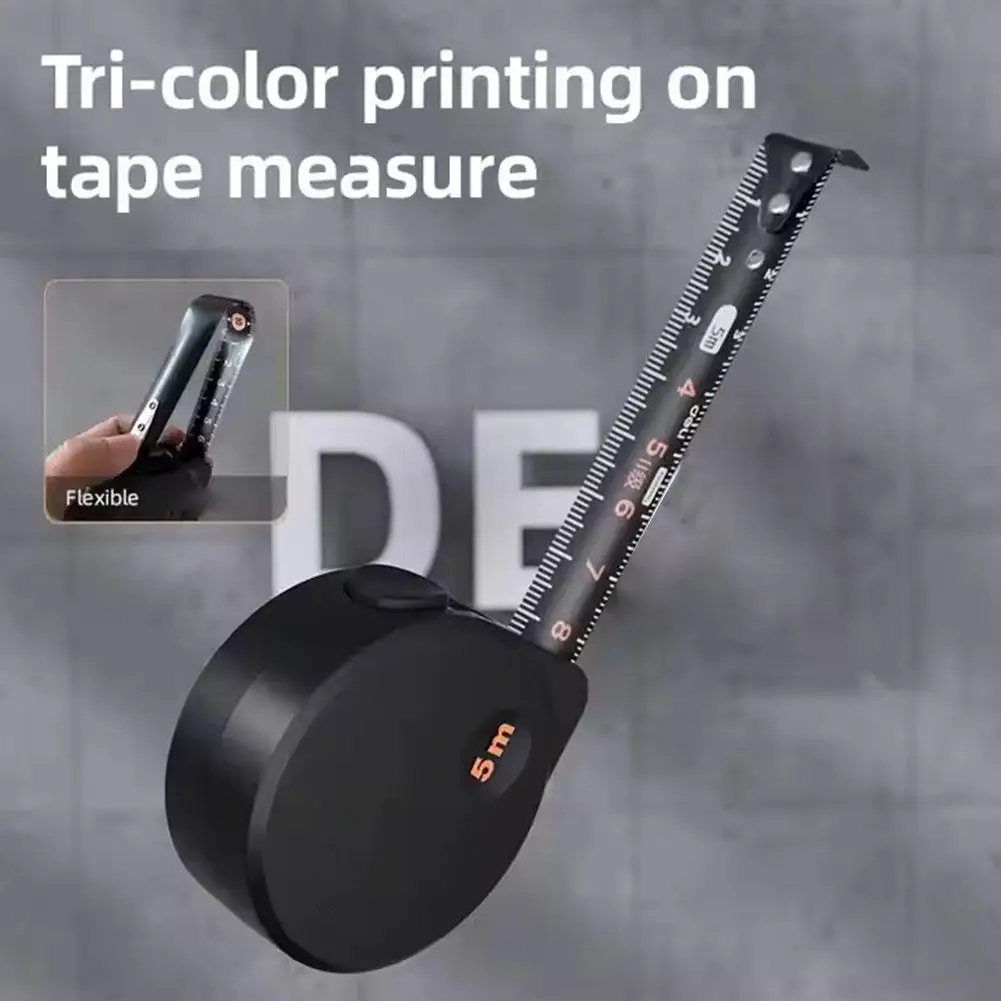 

3/5M Digital Tape Measure Retractable Easy Read Metric/Inch Tape Woodworking Portable Tools Measuring Household Measuring R1B6