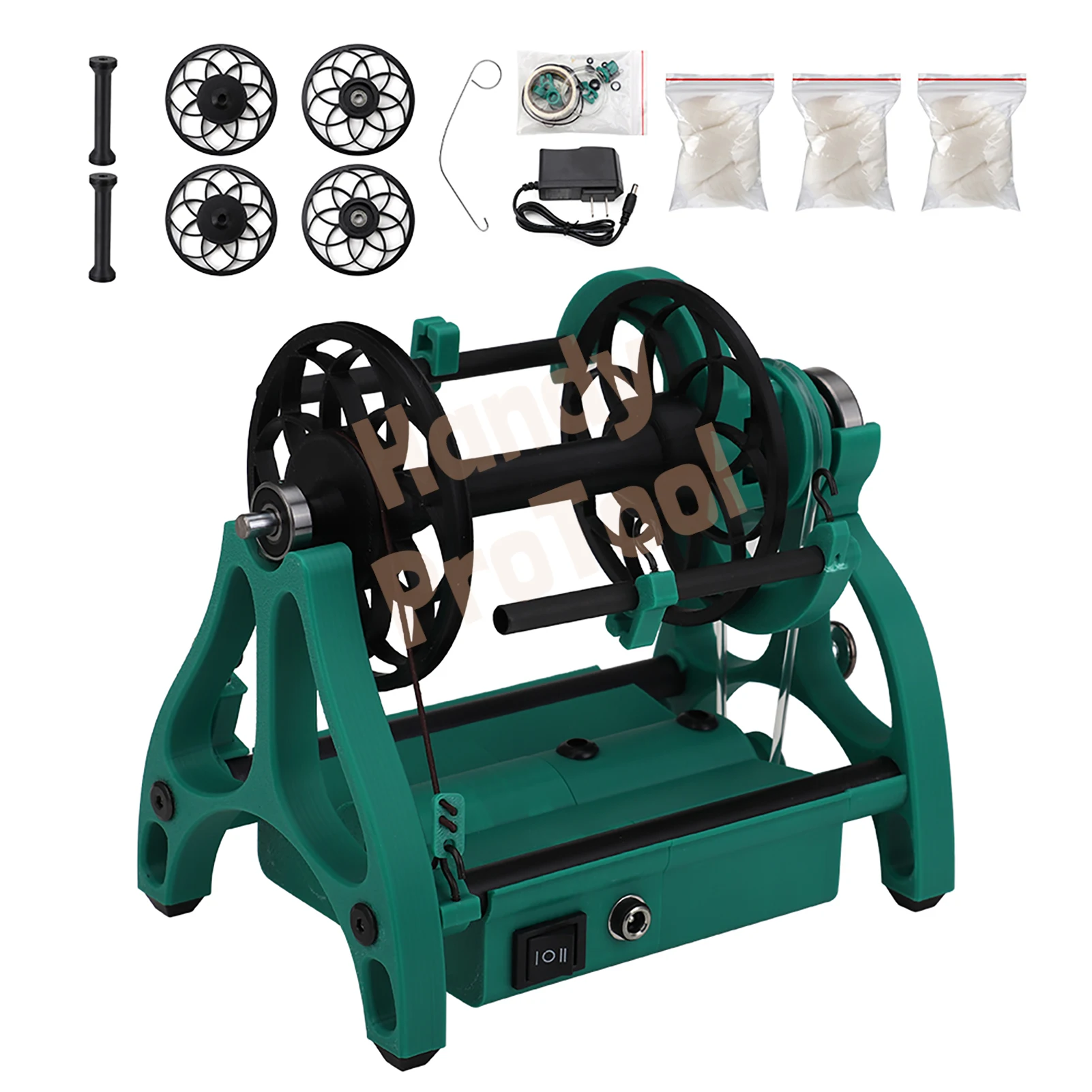 ماكينة غزل كهربائية، ذراع دولاب الموازنة من ألياف الكربون، 12 فولت، شعر الكلب، شعر القطط، صوف، قطن، تعديل السرعة الحر، تويست Z/S