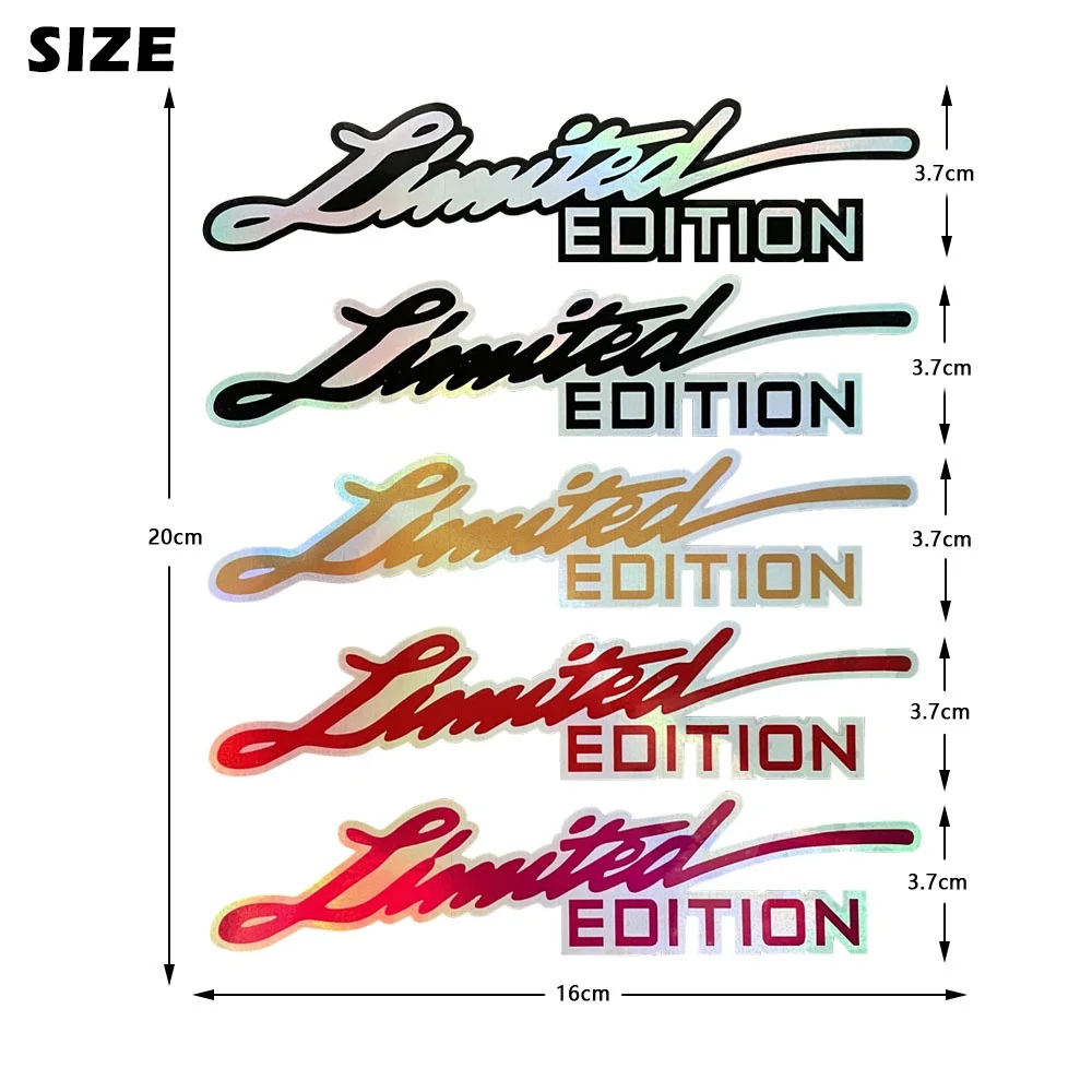 2 Pair LIMITED EDITION 4PCS Car Motocycle Reflective Sticker Decals for Suzuki Yamaha BMW Honda KTM Kawasaki Vespa Suzuki Ducati image 5