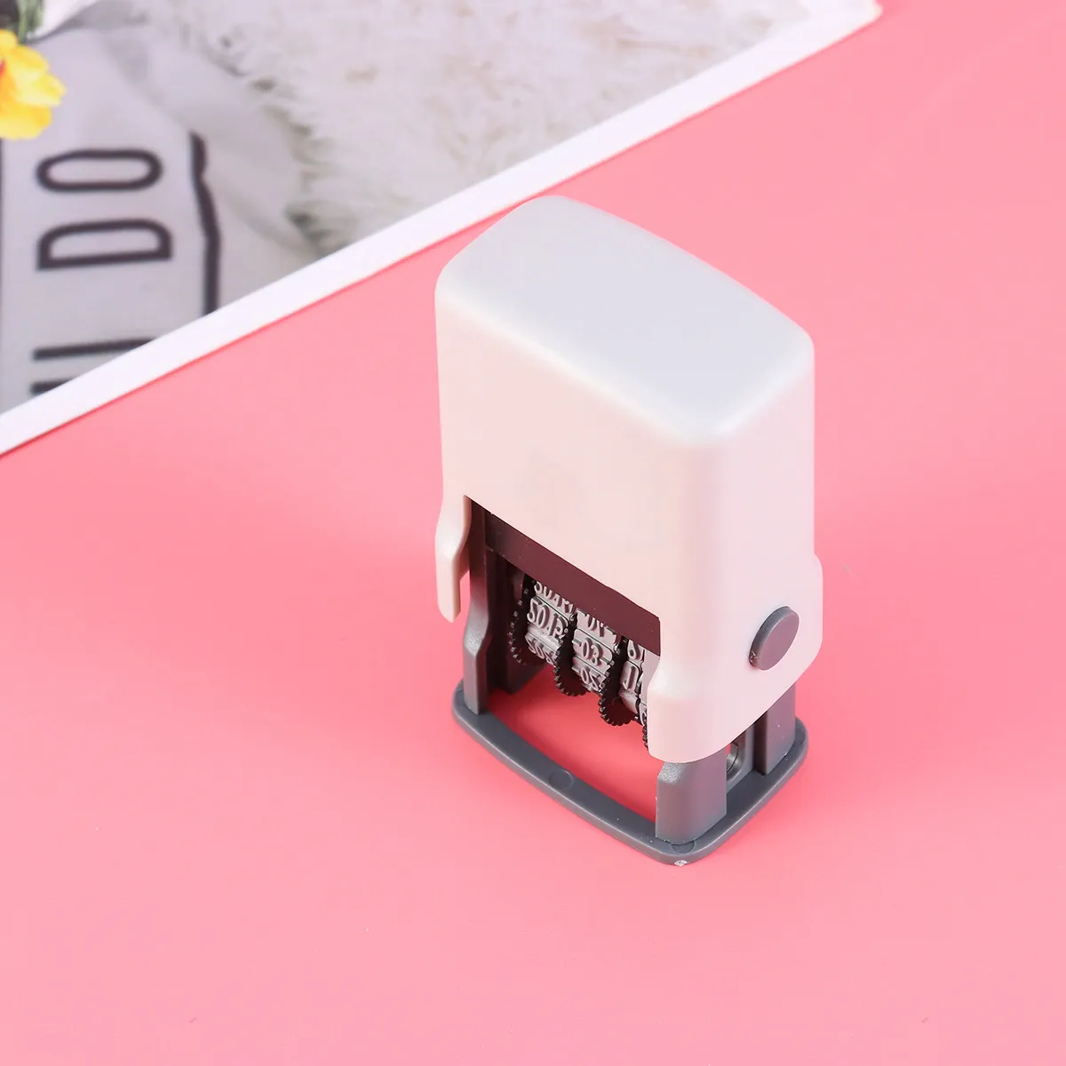 Premium Plastic Self-Inking Date Stamp for Stationery Scrapbooks Cards Arts Crafts Housewarming Holiday Gift Rapid Repeat