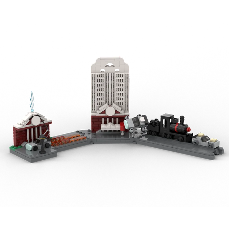

463PCS MOC Creative Model Mini Diorama Back Future Collectible Display DIY Building Blocks Home Decor Gift Building Display Gift