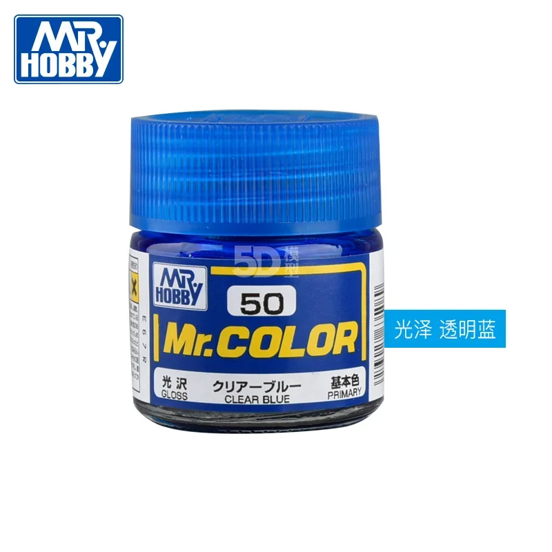 Mr. هواية 10 مللي C50-C74 الطلاء القائم على النفط سلسلة الابتدائية لمعان الصباغ المعدني نموذج أدوات الرسم لأدوات هواية صنع نموذج #6