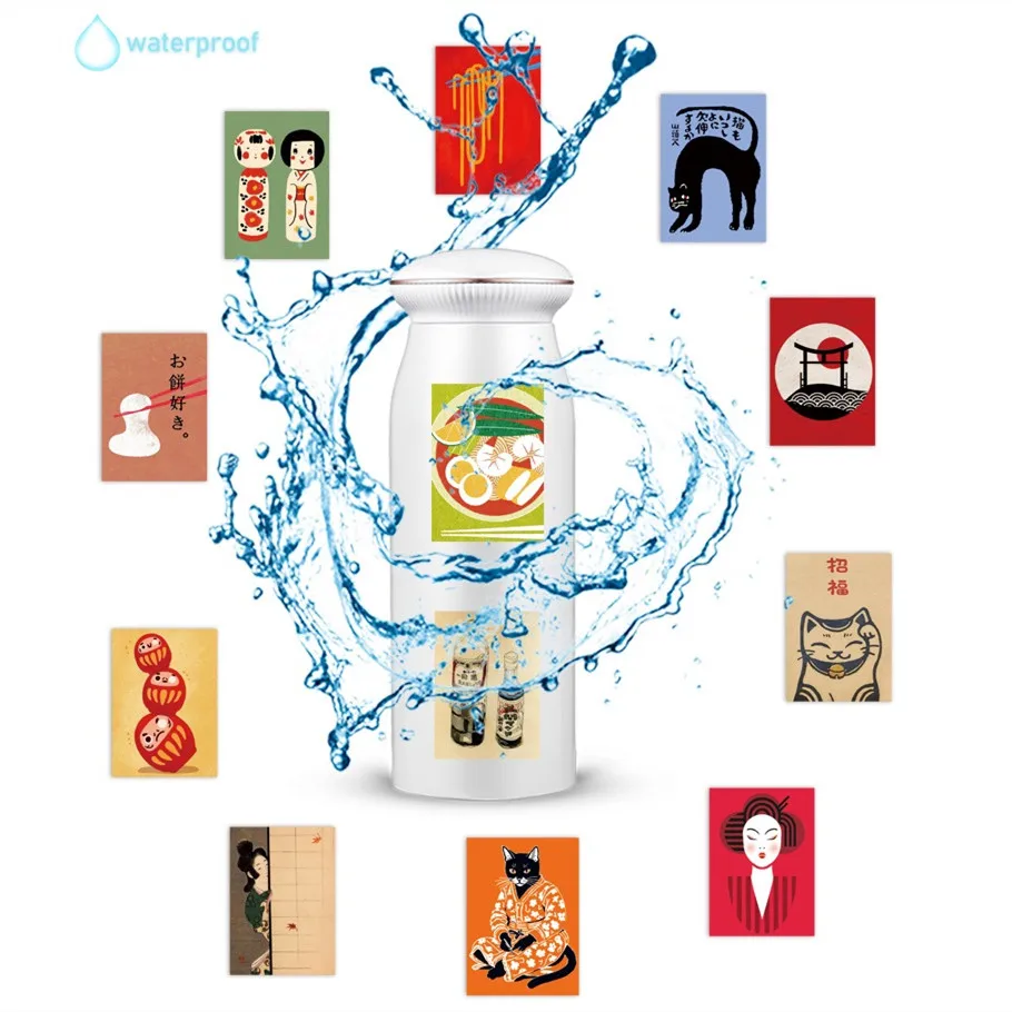 50pcs Cartoon Japanese Style Poster Stickers Refrigerator Phone Case Skateboard Computer Laptop Waterproof Decorative Stickers