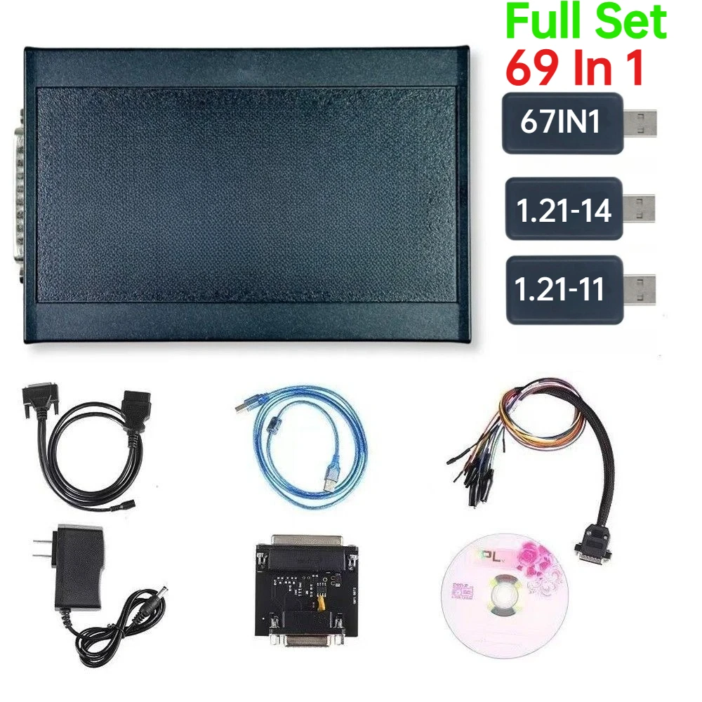 Full set 69 In 1 J2534 For OBD BOOT BENCH V1.20 V1.21  ECU Programmer Automotive Diagnostic Equipment Tool