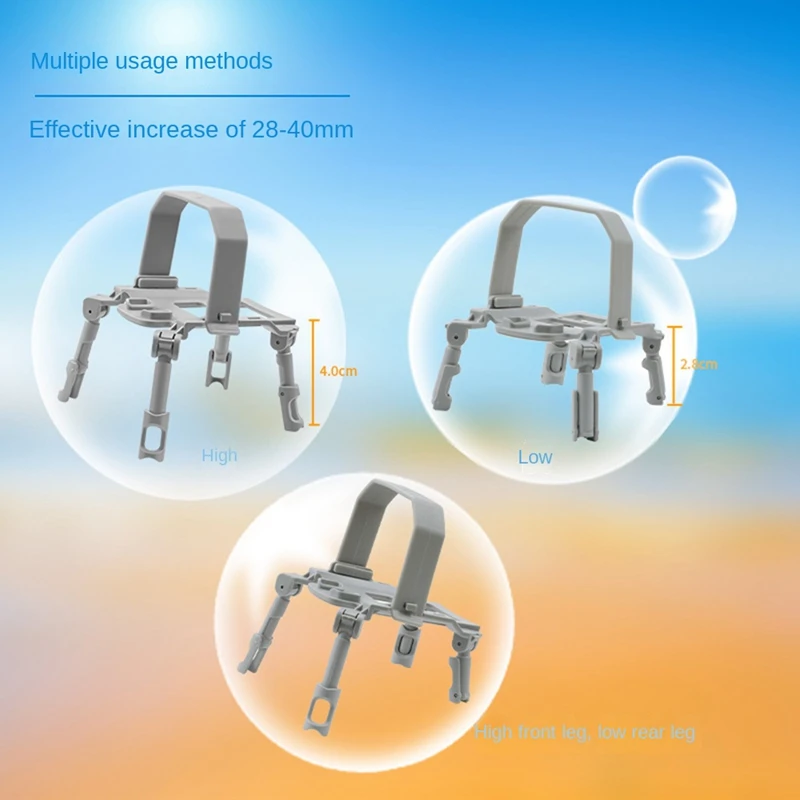 معدات الهبوط القابلة للطي للحام الذكي لـ Mini 3 Pro / MINI 3 ملحقات التثبيت السريع لارتفاع الطيران