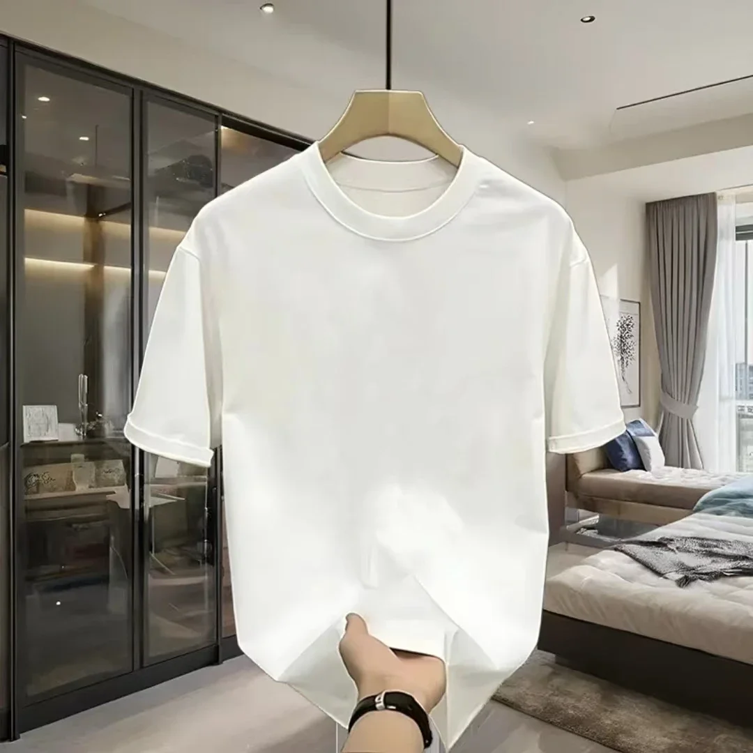 

Summer Cotton Short-sleeved Pure Cotton Printed Men's Summer Cotton Short-sleeved Cool Trendy Lapel Atmospheric American