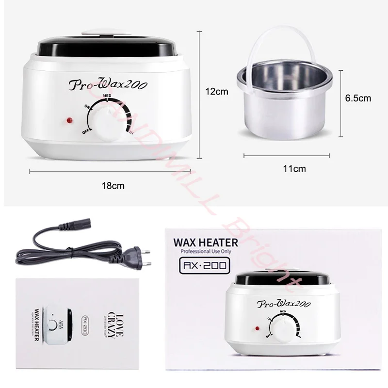 Hair Removal Wax Beans Heater Paraffin for Men And Women Hand Foot Body Care Smooth Skin Melting Wax Heating Machine