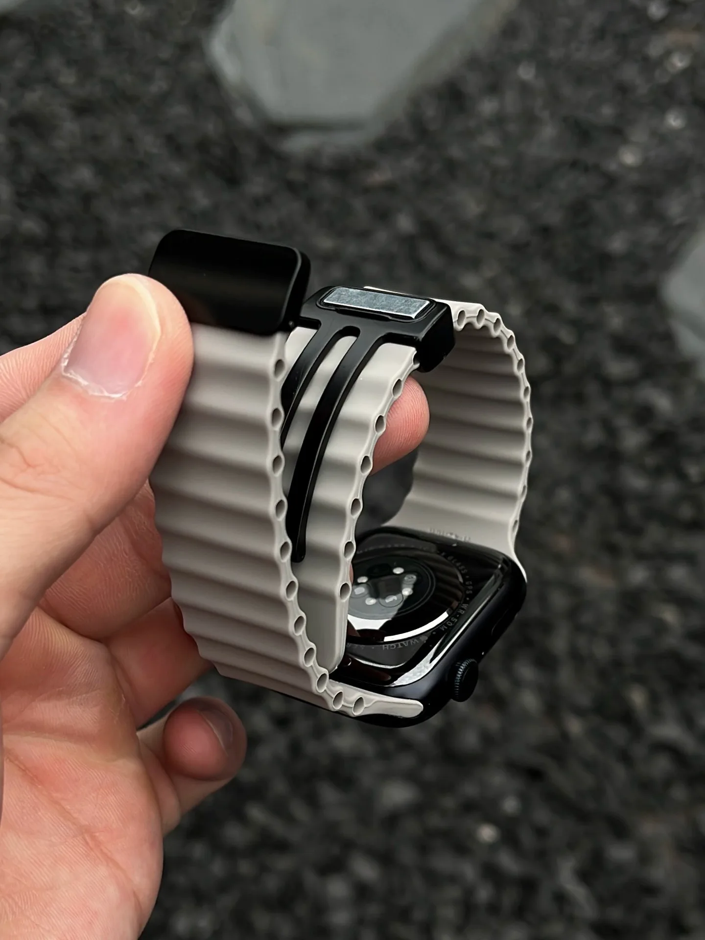 Ocean Band for Apple Watch Band 45mm 44mm 40mm 49mm 41mm 42mm 38 Magnetic Strap Silicone Bracelet iWatch Series ultra 9 8 7 6 Se