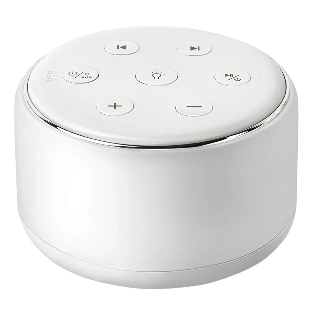 A32I White Noise Sound Machine Baby for Sleeping with Night Light - 34 Soothing Sounds, Rechargeable White Noise Machine