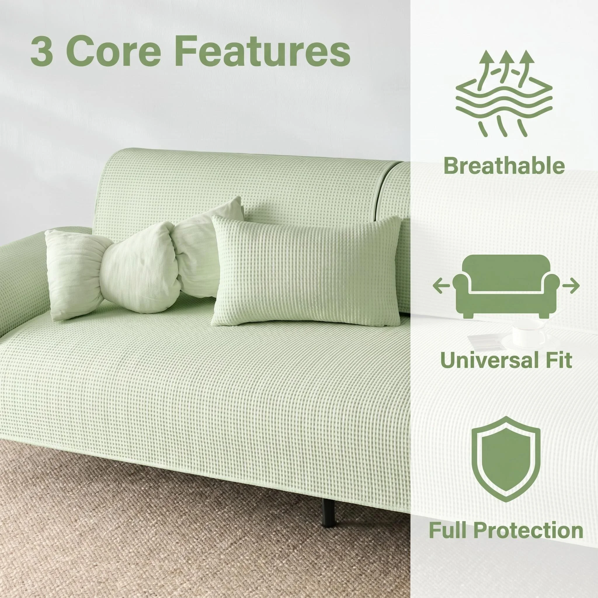 Summer Cooling Touch Anti-Slip Sofa Cover image 7