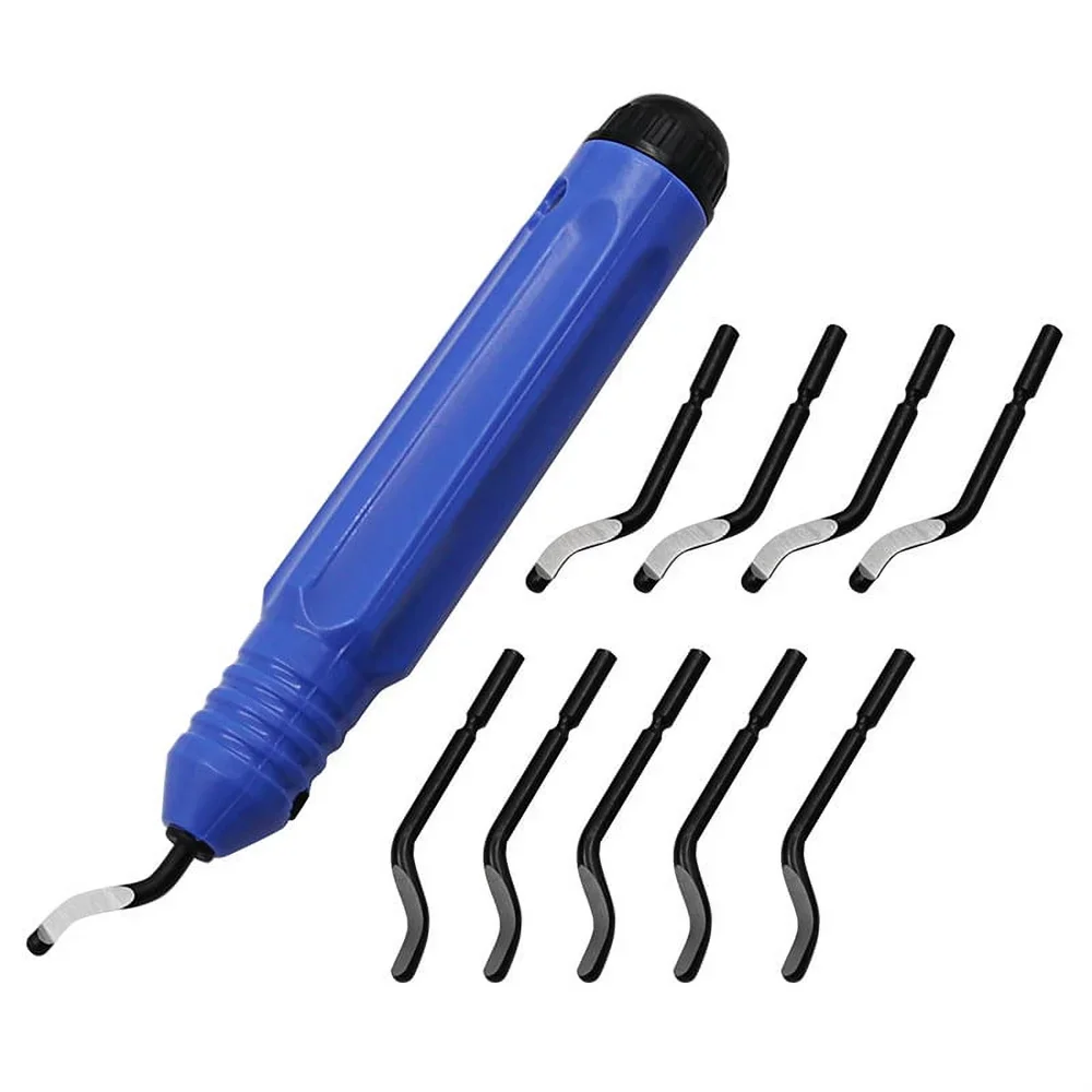 Easy-to-Use NB1100 Deburring Scraper, Hand Trimming Knife with Aluminum Alloy Handle & Blade for Plastic Edge Waste Removal