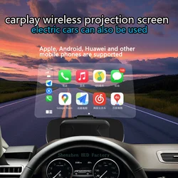 HUD navigator CarPlay HUD speedometer altimeter Wireless CarPlay/Hicar/Android Auto Screen mirroring Simple and easy to use. Lar