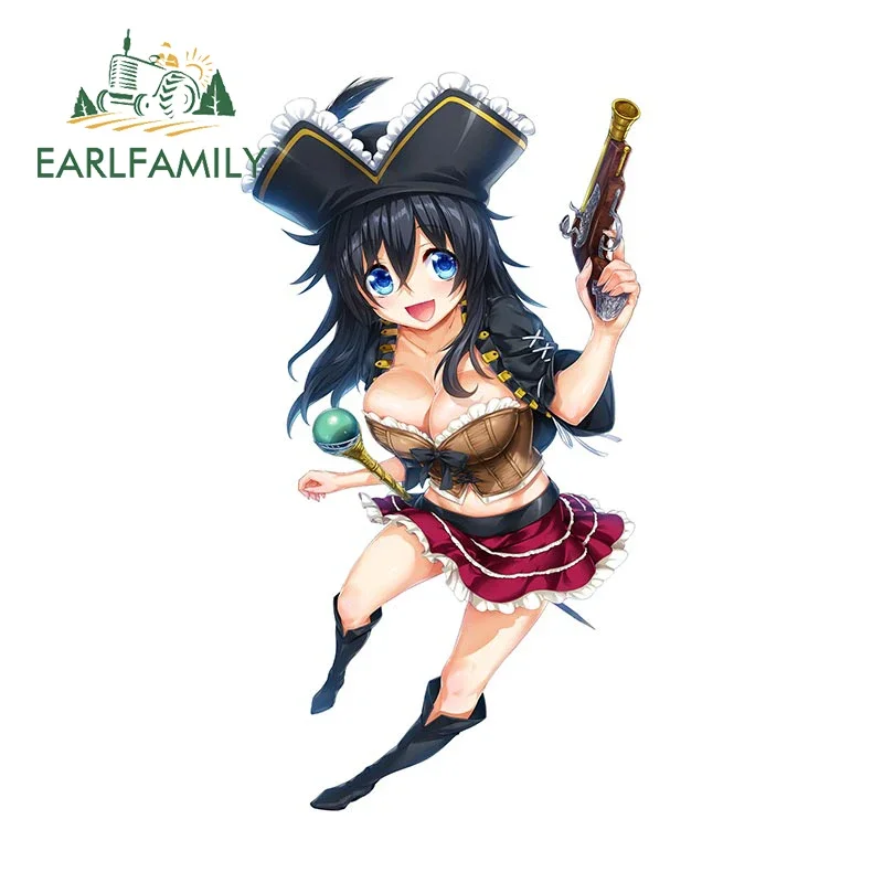 EARLFAMILY Tamaki Ako Car Stickers Sunscreen Waterproof Original Decal Motorcycle Rearview Mirror Laptop RV Car Accessories